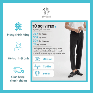 Quần tây nam Hàn Quốc Baggy ống suông vải co giản cao cấp công sở, đi học