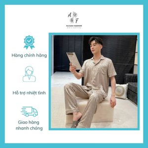 Bộ Pijama Lụa Cao Cấp