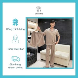Bộ Pijama Lụa Cao Cấp