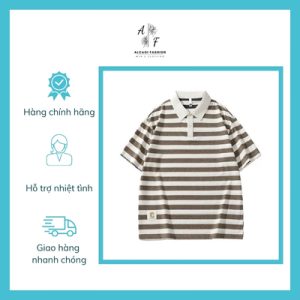 Áo Polo Kẻ Sọc Tay Ngắn
