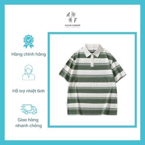 Áo Polo Kẻ Sọc Tay Ngắn