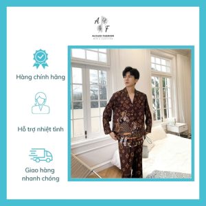 Bộ Đồ Ngủ Nam Họa Tiết Cao Cấp
